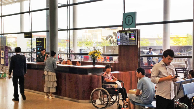 スワンナプーム空港搭乗手続き